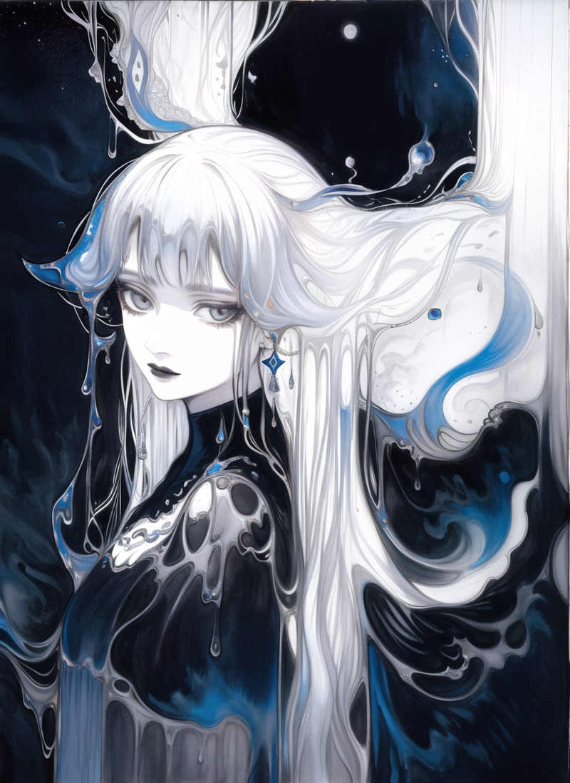 3978522620-1542915732-amano yoshitaka,_1girl, (dark dim dramatic atmosphere)+ 8k portrait of a girl with super long aurora hair, hair dissolving+ into.png